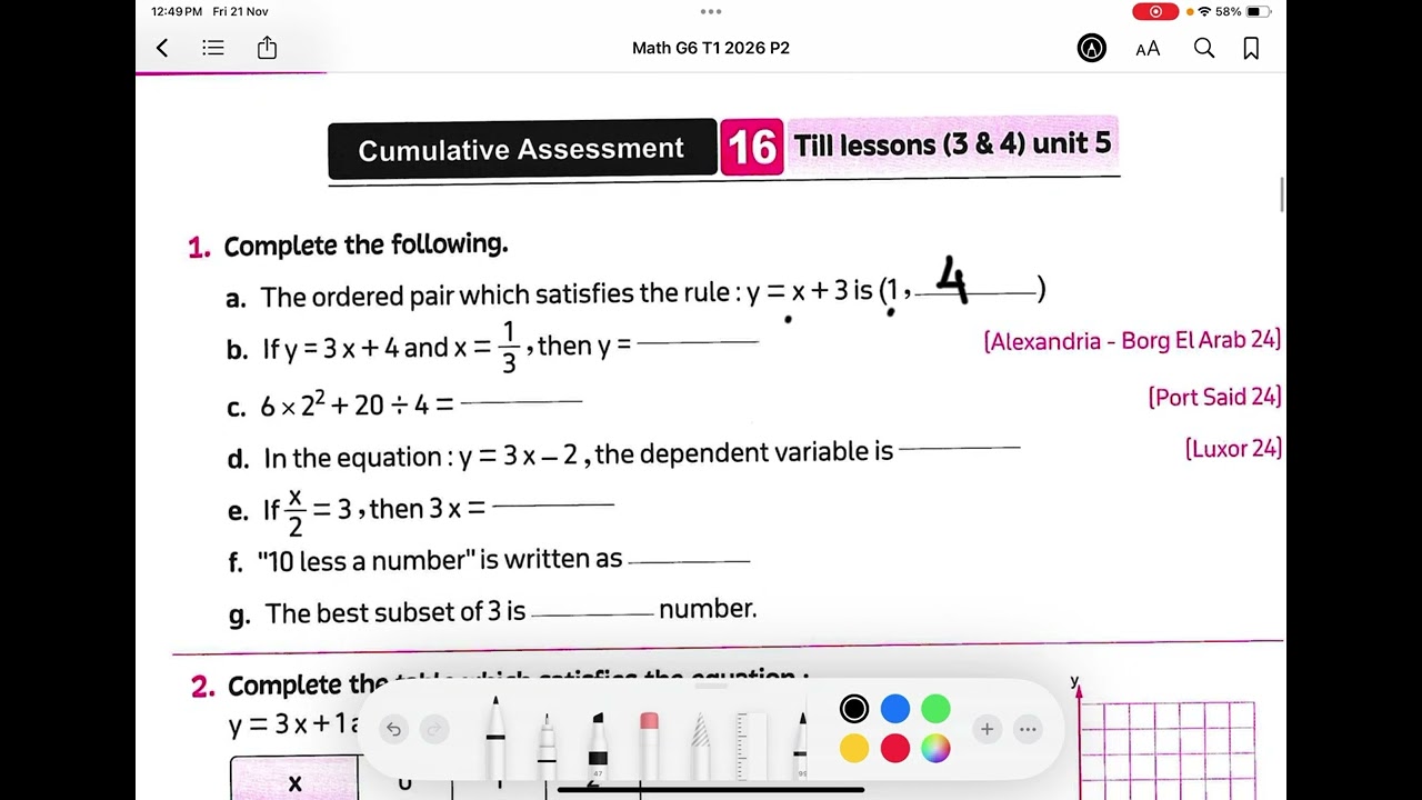 Grade 6 sheets 14,15 and 16 Elmoaser by Mr Romany 