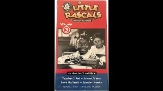 Opening to The Little Rascals: Volume 3 2000 VHS + Closing (Hallmark/FHE/Artisan)