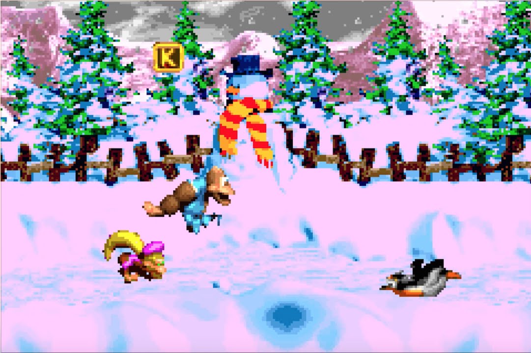 Donkey Kong Country 3 (GBA) Lemguin Lunge [1080 HD] YouTube