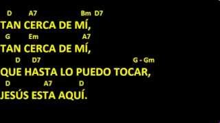 CANTOS PARA MISA - TAN CERCA DE MI - LETRA Y ACORDES - COMUNION chords