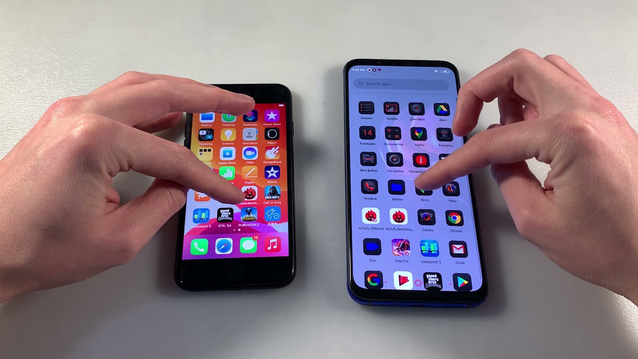 Nubia Play vs iPhone SE 2020