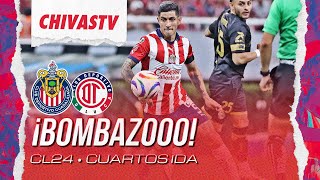 ¡GOLAZO! ¡BOMBAZO DEL POCHO GUZMÁN! | Chivas vs Toluca | 4tos de Final ida Clausura 2024