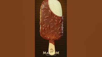 Ice Cream Magnum | 3D Blender