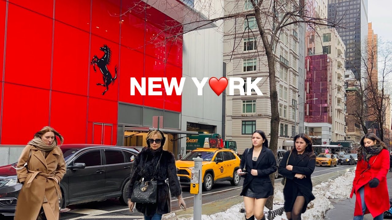 [4K]🇺🇸NYC Winter Walk🗽Freezing Friday in New York City 🥶 Luxurious Midtown Manhattan | Feb 2026