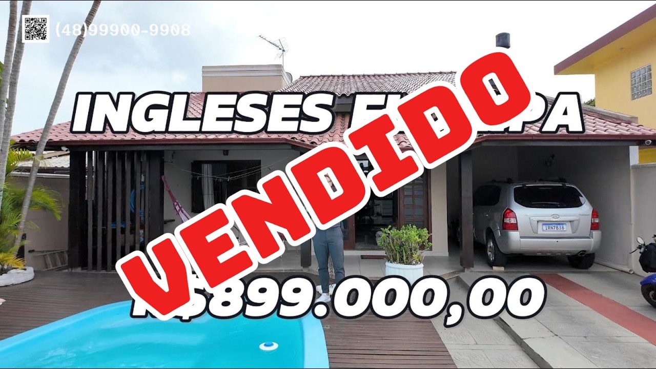 🏡 Casa com Piscina e Amplo Pátio – Ingleses Norte, Florianópolis/SC