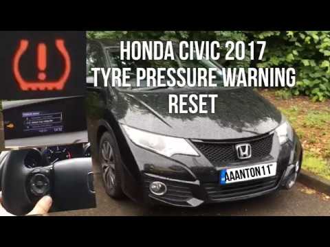 Honda Civic Tyre Warning System Reset(2016-2018) YouTube