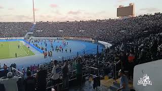 جمهور الرجاء الرياضي في مباراة نهضة بركان نصف ساعة قبل إنطلاق المباراة - Curva Sud Casablanca