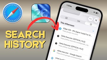 How To Clear Search History From Safari In iOS 26 (2025)