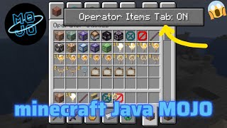 Minecraft Java aptoide MOJO download Operator Items Tab: ON