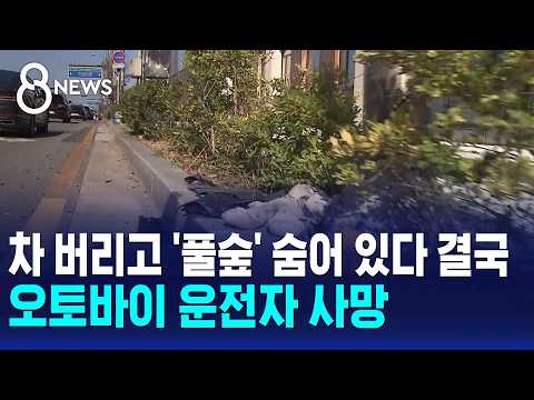 Drunk Driver Dumps Car and Hides in Bushes, Motorcyclist Dies / SBS 8 News