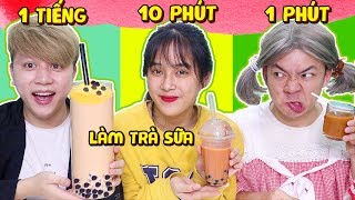 Trà Sữa 1 Phút Vs 10 Phút Vs 1 Tiếng - Valentine Của Xanh Lanh Chanh Tội Nghiệp!! screenshot 3