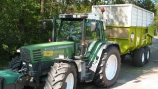 Grashakselen Met Een Fendt 512C
