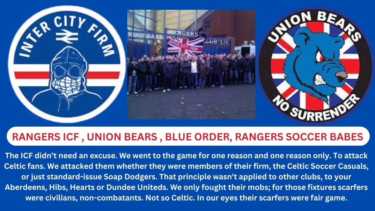 Rangers FC - ICF, UNION BEARS, BLUE ORDER, SOCCER BABES, RIOT CREW ...