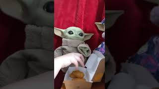 Never steal Baby Yoda's chicky nuggies #shorts