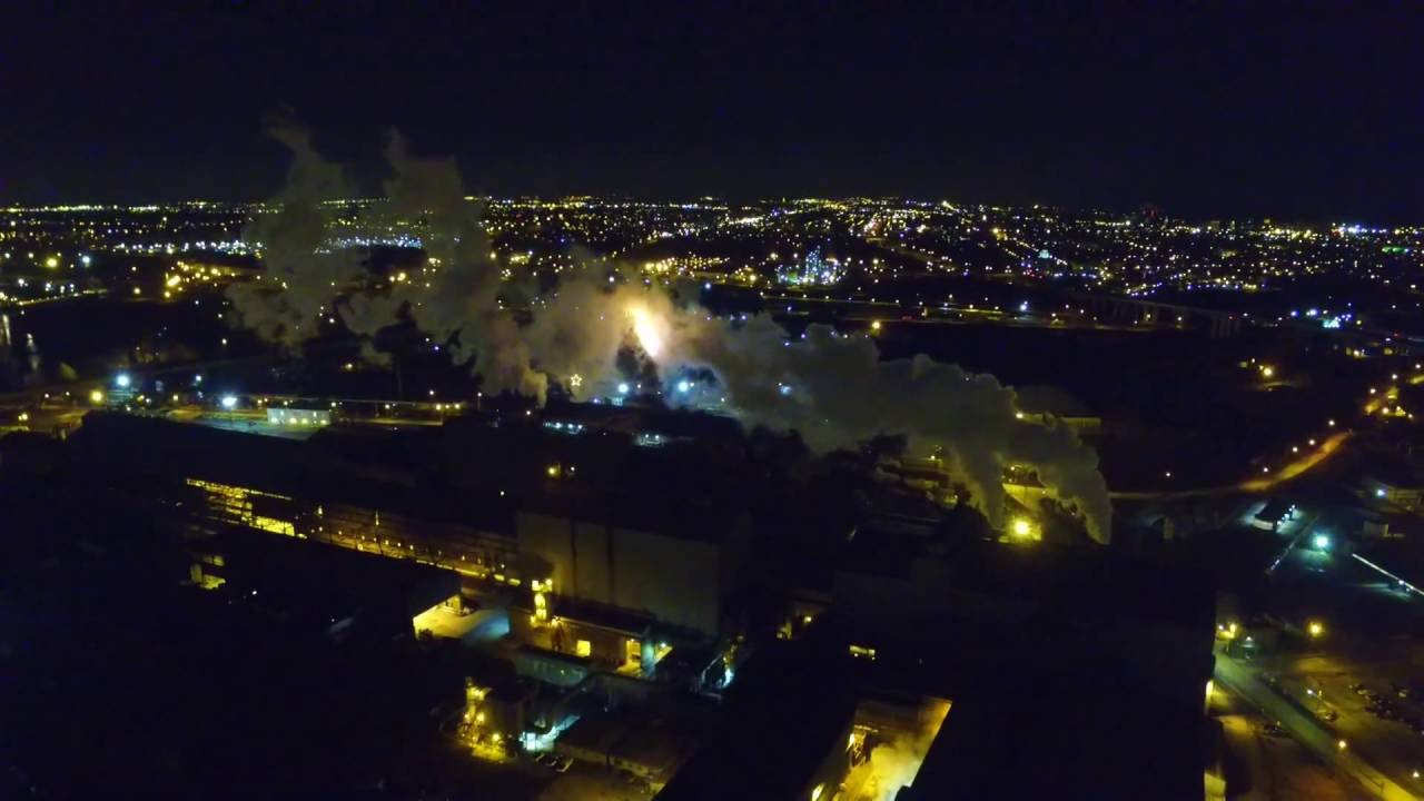 quadcopter dynamics I-77 Flame over Cleveland Xmas day 2015