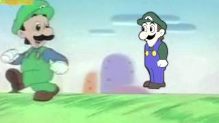 Mama Luigi runs from Weegee