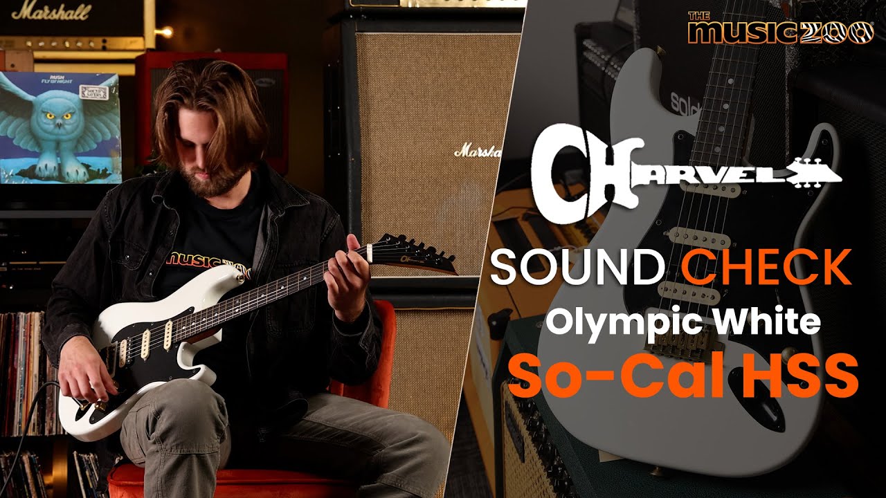 Sound Check Demo Video: Charvel Custom Shop So-Cal HSS Olympic White