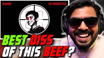GAUSH - 25 FREESTYLE REACTION | GAUSH VS UDAY | AFAIK