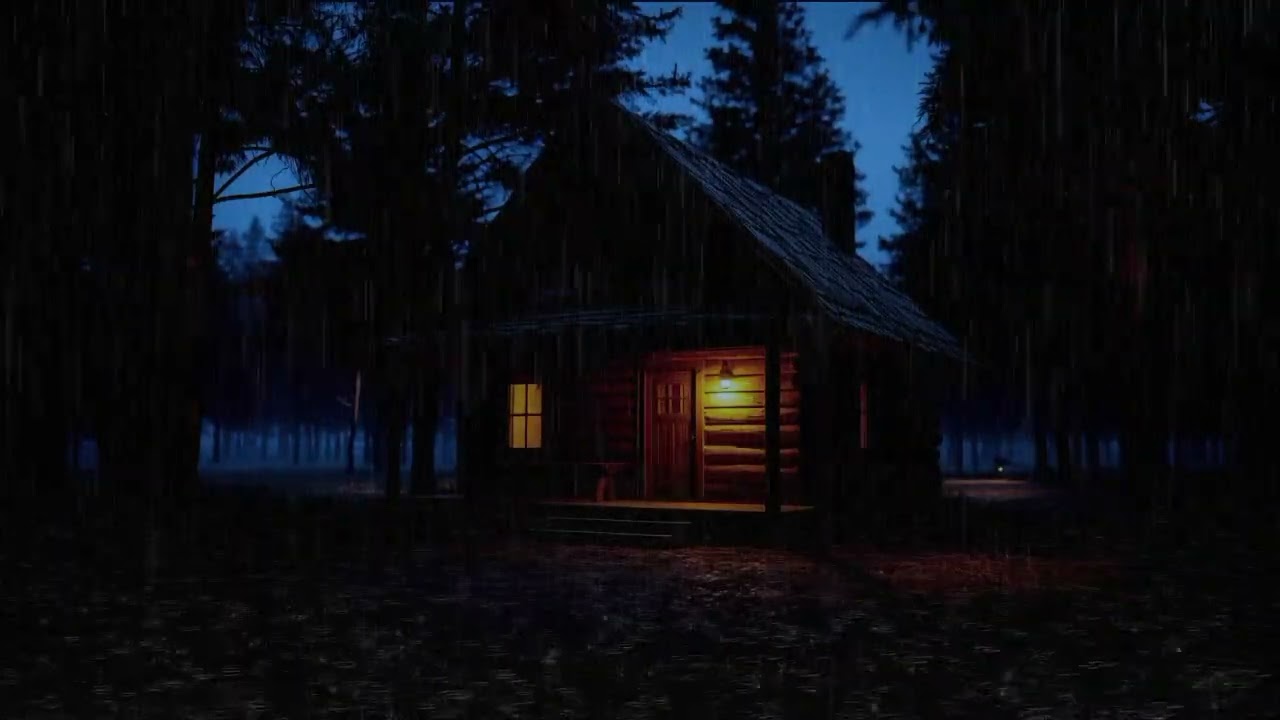 Fall Asleep With the Gentle Sounds of Rain and Thunder | Deep Sleep & Peaceful Night Ambience 🌧️🌙💤