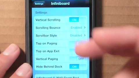 Cydia Tweaks: InfiniDock & InfiniBoard