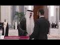 SH der Emir empfängt den Präsidenten Syriens