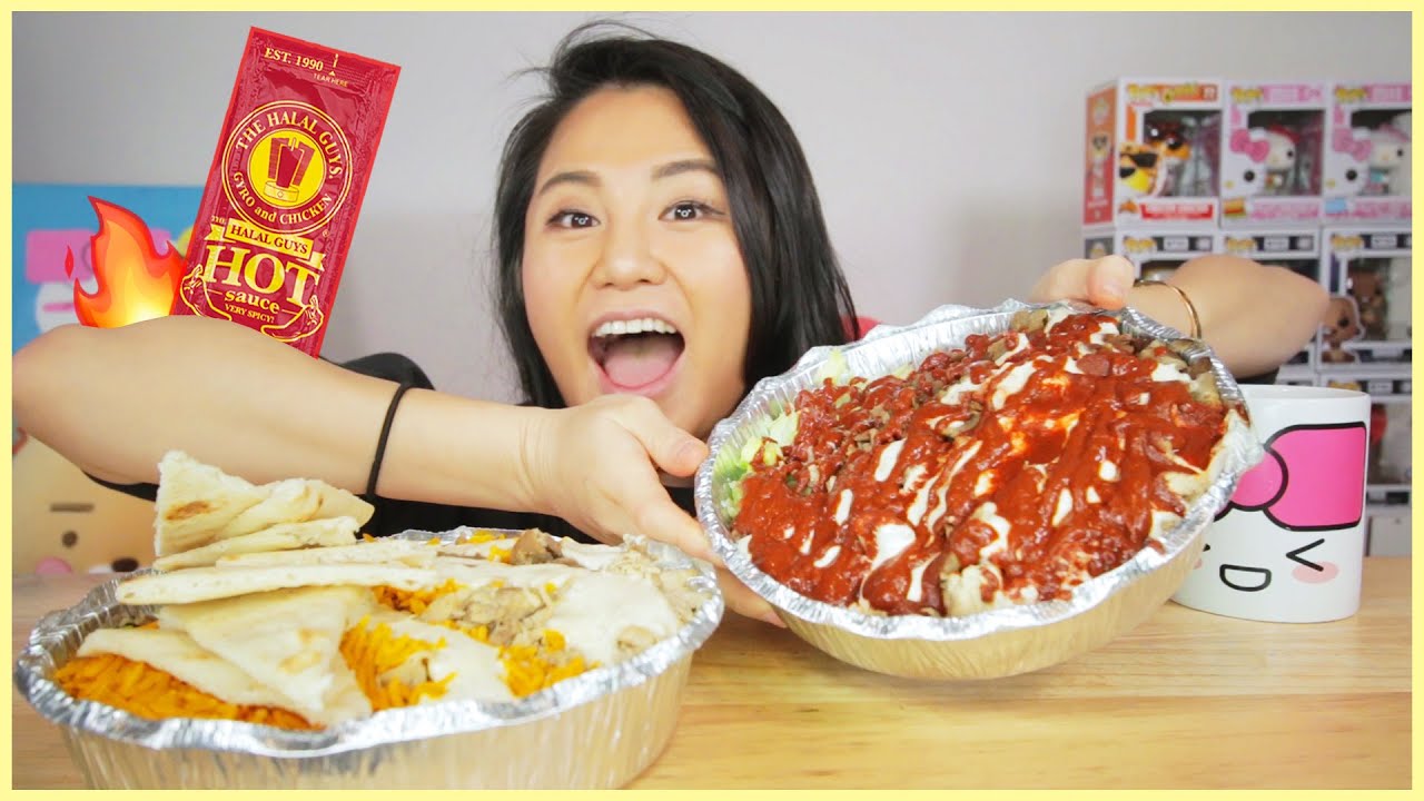 THE HALAL GUYS HOT SAUCE 10 MINUTE CHALLENGE!! YouTube