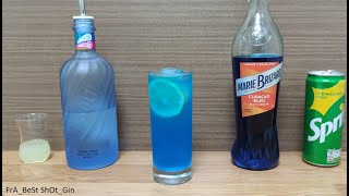 Рецепт коктейля Голубая лагуна (How to make Cocktail #Blue Lagoon)  Водка, Ликер Блю Кюрасао, Лайм