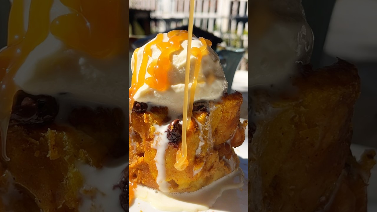 THE bread pudding for this fall 🍂🍁 Pumpkin bread pudding recipe in comments 