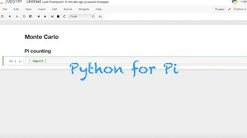 2. Pi using MonteCarlo and Python