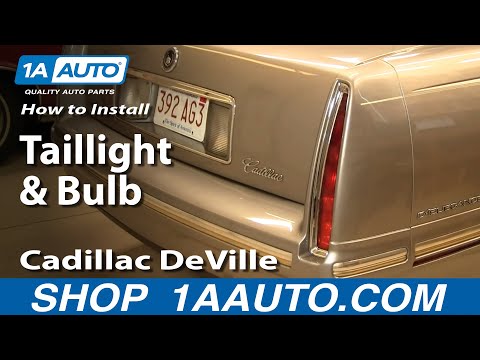 How to Replace Tail Light and Bulb 94-99 Cadillac Deville