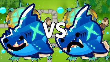 Fully Maxed Megaladon VS. No Merge Megaladon (Mr. BEAST Handler)