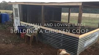 How we built our first Budget Chicken Coop