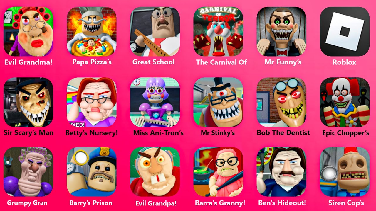 ROBLOX: Escape Bob The Dentist! SCARY OBBY.BARRY'S PRISON RUN (OBBY).DHUUR'S DUNGEON (OBBY)