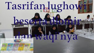 Tashrif lughowi fi'il Madhi tsulasi beserta dlomir dan waqi'nya #metodecepatbacakitabAl_muftah