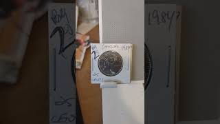 BU CANADA 1984 25 CENTS QUARTER