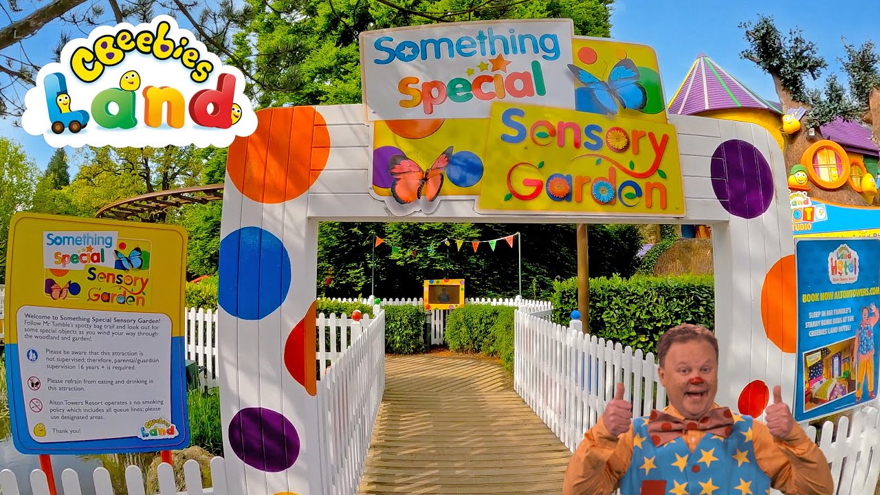 Mr Tumble's Something Special Sensory Garden in CBeebies Land Alton