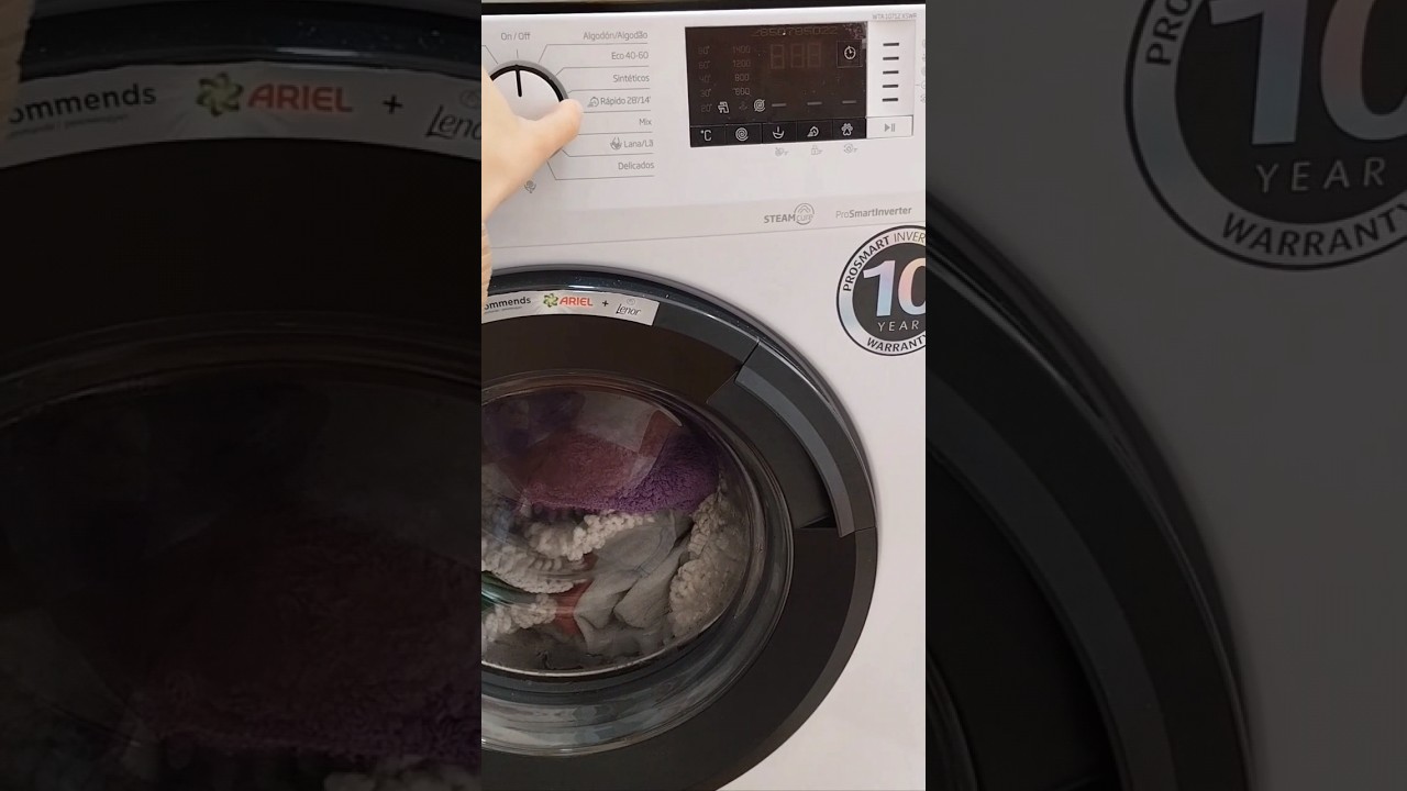 Cómo poner la lavadora 🧼