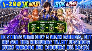 🔥1 Day = 100 Farmer Soldiers! His God-Level Talent Auto-Boosts All Troops and Builds a Great Empire! screenshot 3