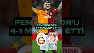 GALATASARAY PENDİKSPOR'U 4-1 MAĞLUP ETTİ🦁😍 #football #shorts