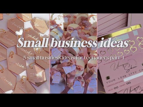 Small business ideas for teenagers 💸💗 part-1 🎀