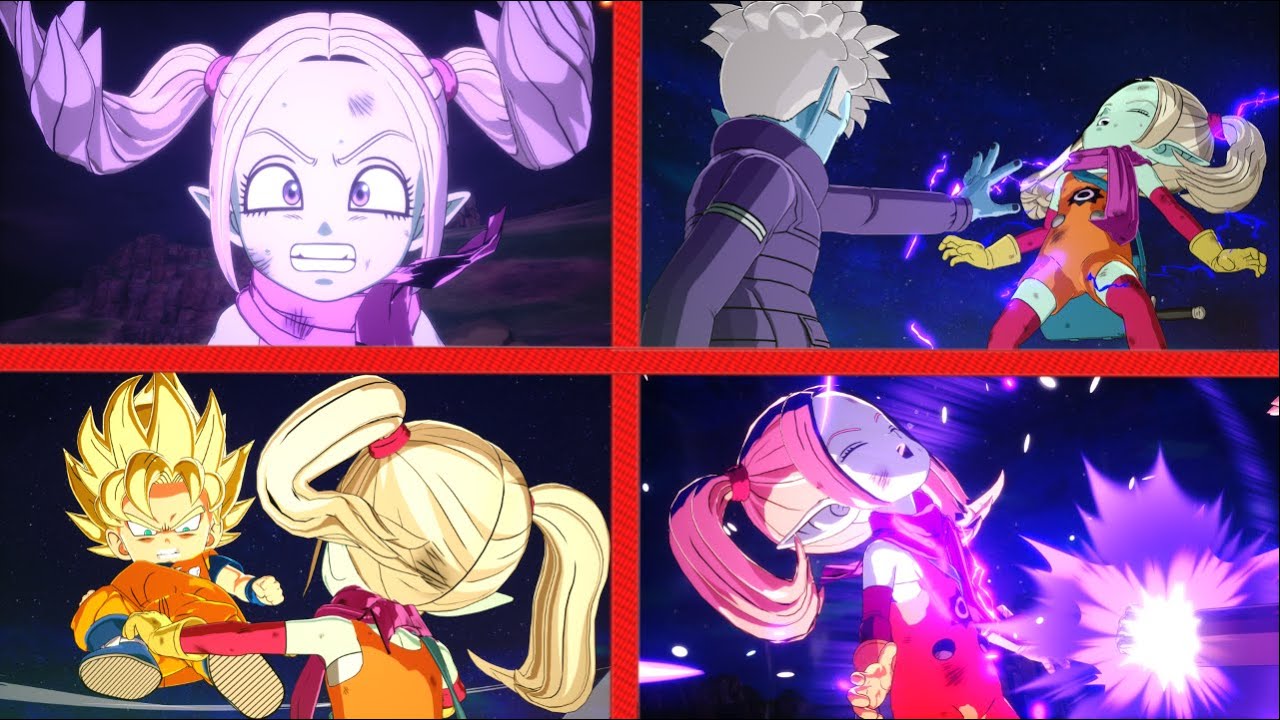Dragon Ball Sparking! Zero: Mini Goku and Glorio Teach Panzy how to fight!