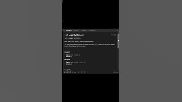 Majority Element | LeetCode #169 #leetcode #python #coding #programming #shorts