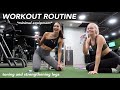 Workout routine  leg toning  strengthening