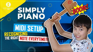 MIDI Connection On Simply Piano