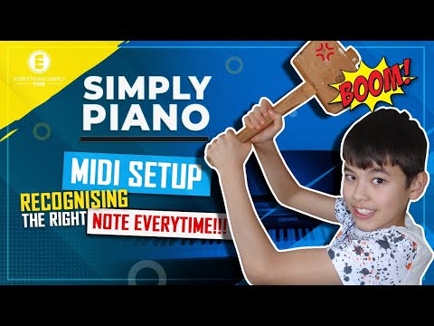 MIDI Connection On Simply Piano