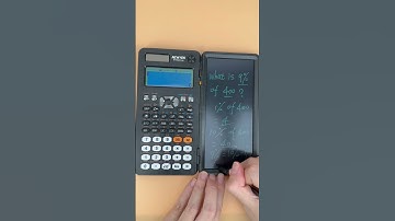 What is 9% of 400 calculated with the newyes scientific calculator