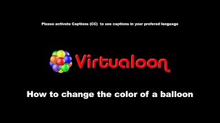 Virtualoon Tutorial: Change Color of a balloon