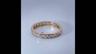 Memoire Alliance Ring Gold 585 14K Lab Grown Diamanten 1.6ct