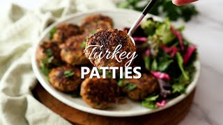 Turkey and Vegetable Patties