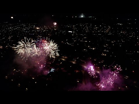 DJI Mavic 2 Pro Firework New Year 2020 Denmark